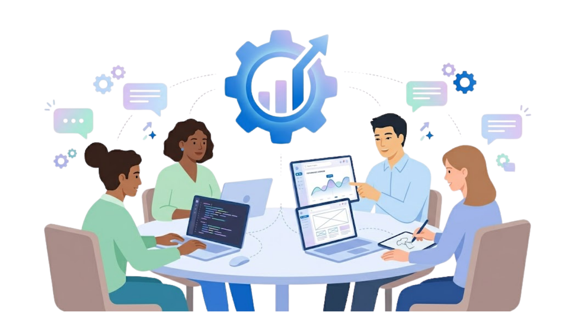 EgeniusCare team collaborating